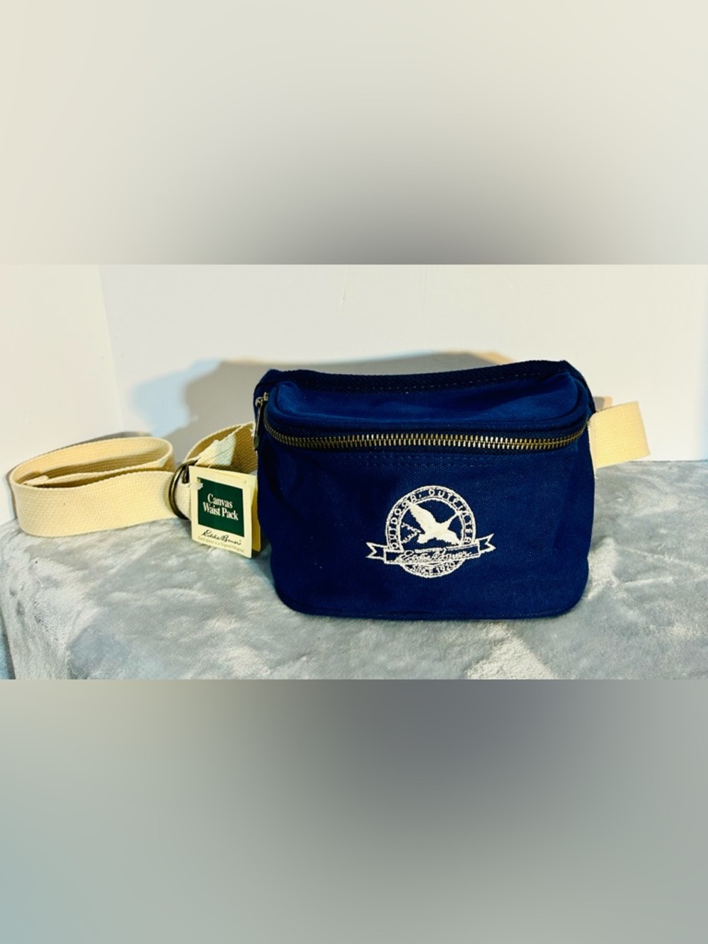 Vintage Eddie Bauer Ducks Unlimited Canvas Waist Pack Fanny Pack NWT